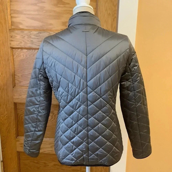 RENUAR Liquid Black/Silver Reversible Quilted Puffer Jacket Size M - Picture 5 of 16